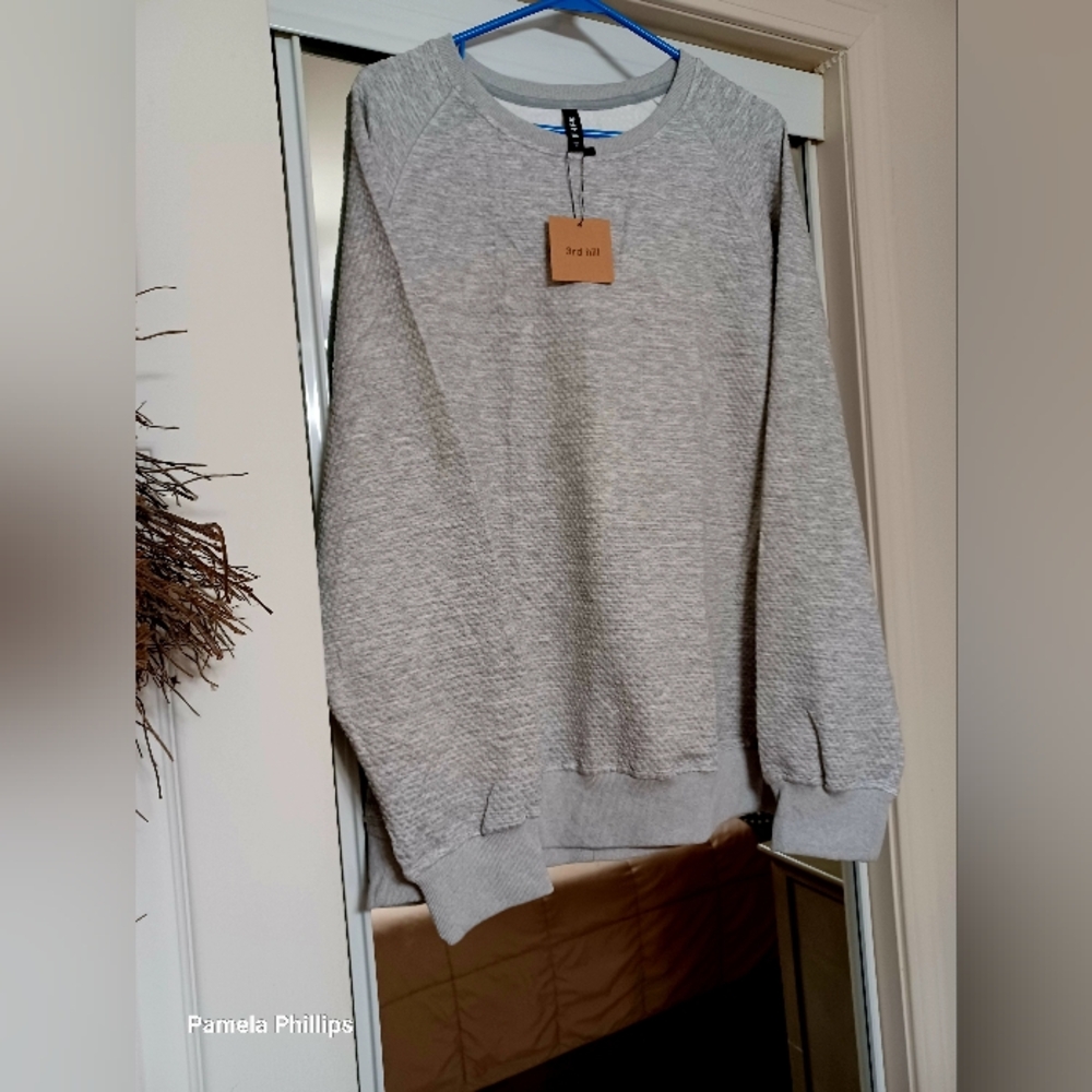 H&M Light Gray Crewneck Sweater
